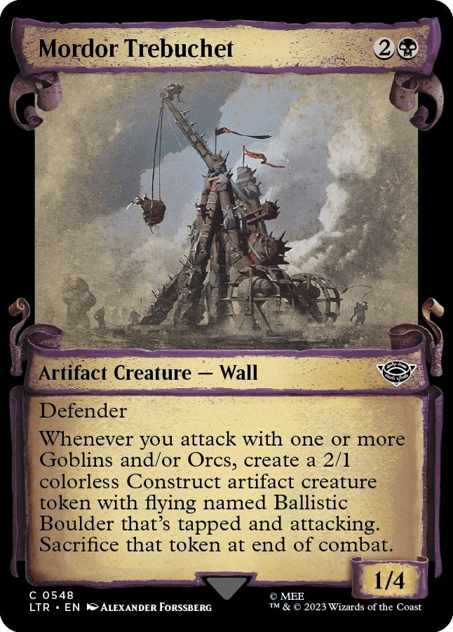 Image for Mordor Trebuchet (Showcase Scrolls) (548) [Universes Beyond: The Lord of the Rings: Tales of Middle-earth] - Magic: The Gathering