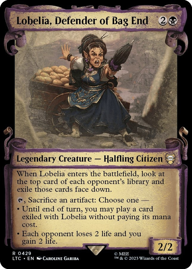 Image for Lobelia, Defender of Bag End (Showcase Scrolls) (429) [The Lord of the Rings: Tales of Middle-earth] - Magic: The Gathering