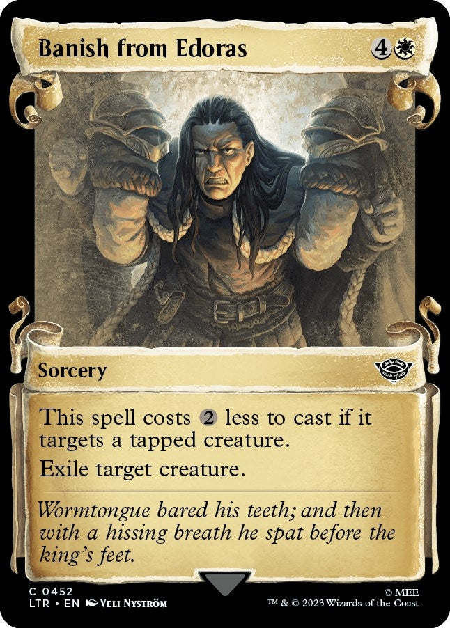 Image for Banish from Edoras (Showcase Scrolls) (452) [Universes Beyond: The Lord of the Rings: Tales of Middle-earth] - Magic: The Gathering