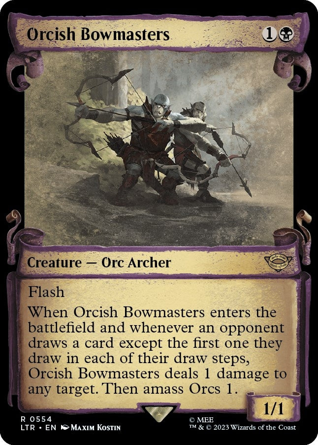 Orcish Bowmasters (Showcase Scrolls) (554) [Universes Beyond: The Lord of the Rings: Tales of Middle-earth]