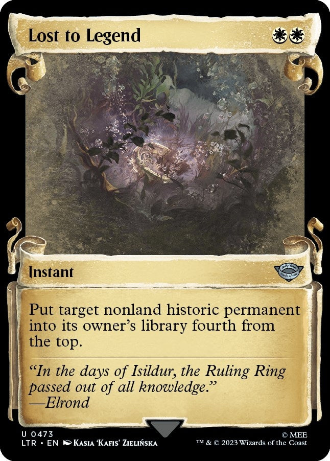 Image for Lost to Legend (Showcase Scrolls) (473) [Universes Beyond: The Lord of the Rings: Tales of Middle-earth] - Magic: The Gathering