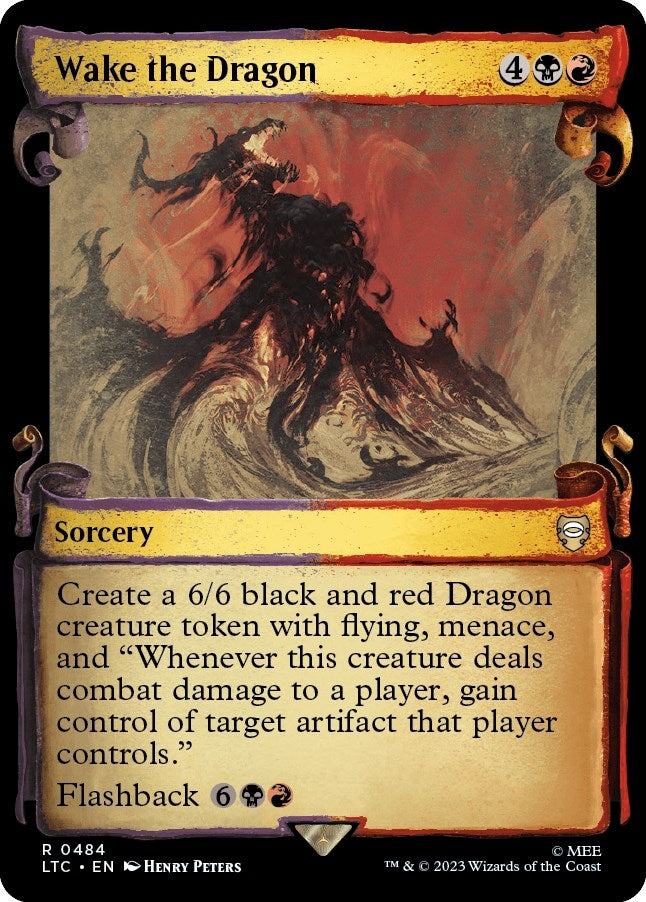 Image for Wake the Dragon (Showcase Scrolls) (484) [The Lord of the Rings: Tales of Middle-earth] - Magic: The Gathering