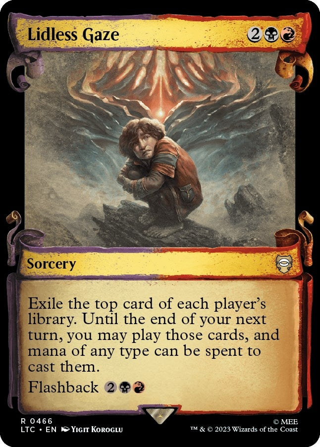 Image for Lidless Gaze (Showcase Scrolls) (466) [The Lord of the Rings: Tales of Middle-earth] - Magic: The Gathering