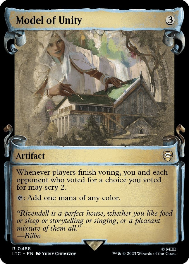 Image for Model of Unity (Showcase Scrolls) (488) [The Lord of the Rings: Tales of Middle-earth] - Magic: The Gathering