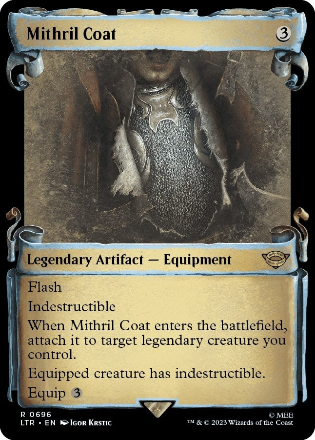Image for Mithril Coat (Showcase Scrolls) (696) [Universes Beyond: The Lord of the Rings: Tales of Middle-earth] - Magic: The Gathering