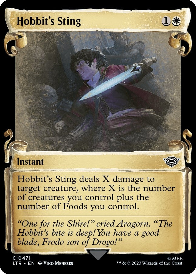 Image for Hobbit's Sting (Showcase Scrolls) (471) [Universes Beyond: The Lord of the Rings: Tales of Middle-earth] - Magic: The Gathering