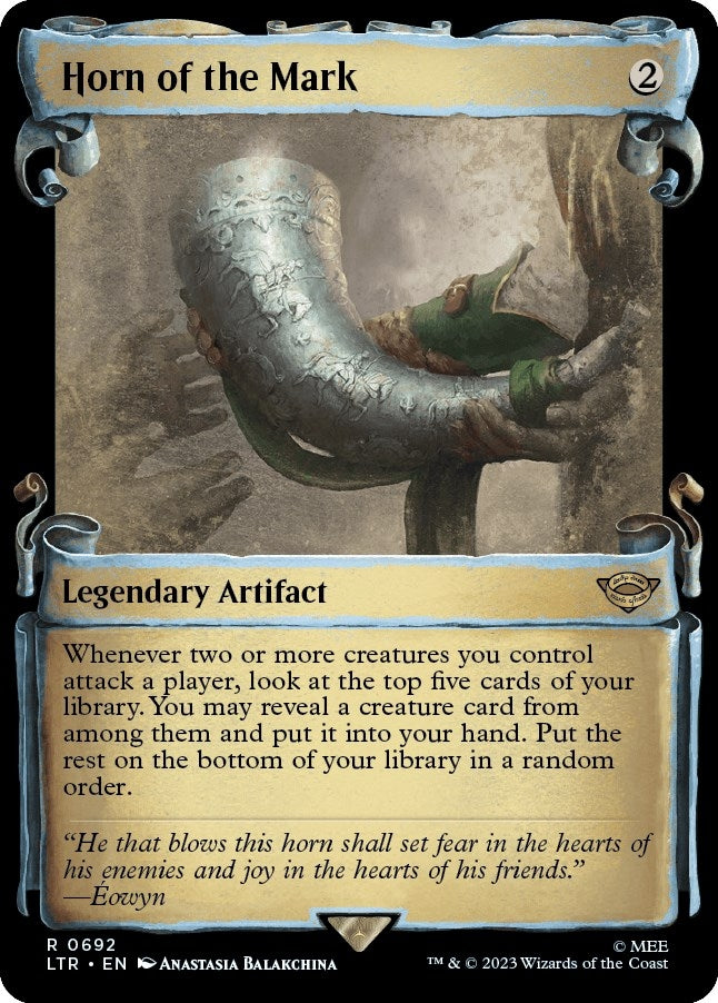 Image for Horn of the Mark (Showcase Scrolls) (692) [Universes Beyond: The Lord of the Rings: Tales of Middle-earth] - Magic: The Gathering