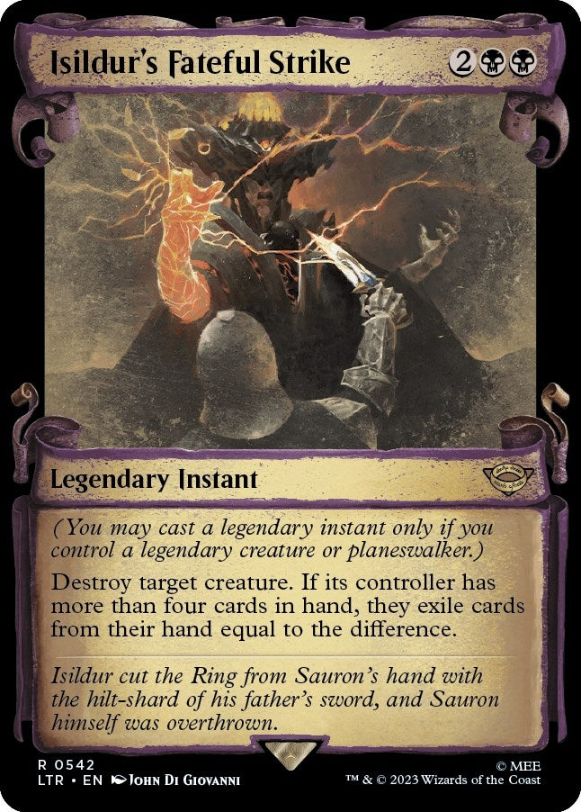 Image for Isildur's Fateful Strike (Showcase Scrolls) (542) [Universes Beyond: The Lord of the Rings: Tales of Middle-earth] - Magic: The Gathering