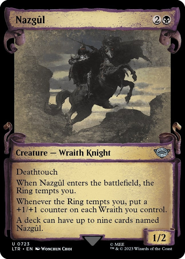 Image for Nazgul (0723) (Showcase Scrolls) (723) [Universes Beyond: The Lord of the Rings: Tales of Middle-earth] - Magic: The Gathering