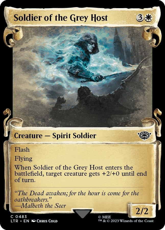 Image for Soldier of the Grey Host (Showcase Scrolls) (483) [Universes Beyond: The Lord of the Rings: Tales of Middle-earth] - Magic: The Gathering
