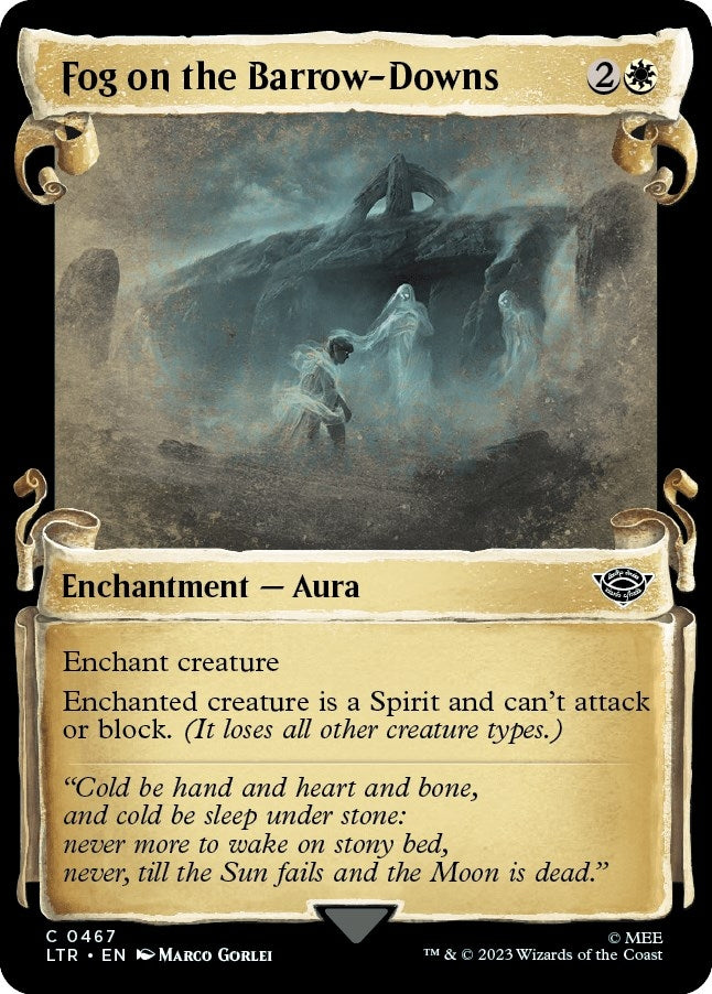 Image for Fog on the Barrow-Downs (Showcase Scrolls) (467) [Universes Beyond: The Lord of the Rings: Tales of Middle-earth] - Magic: The Gathering