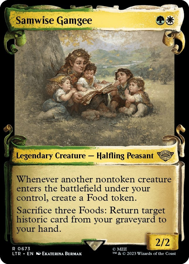 Image for Samwise Gamgee (Showcase Scrolls) (673) [Universes Beyond: The Lord of the Rings: Tales of Middle-earth] - Magic: The Gathering