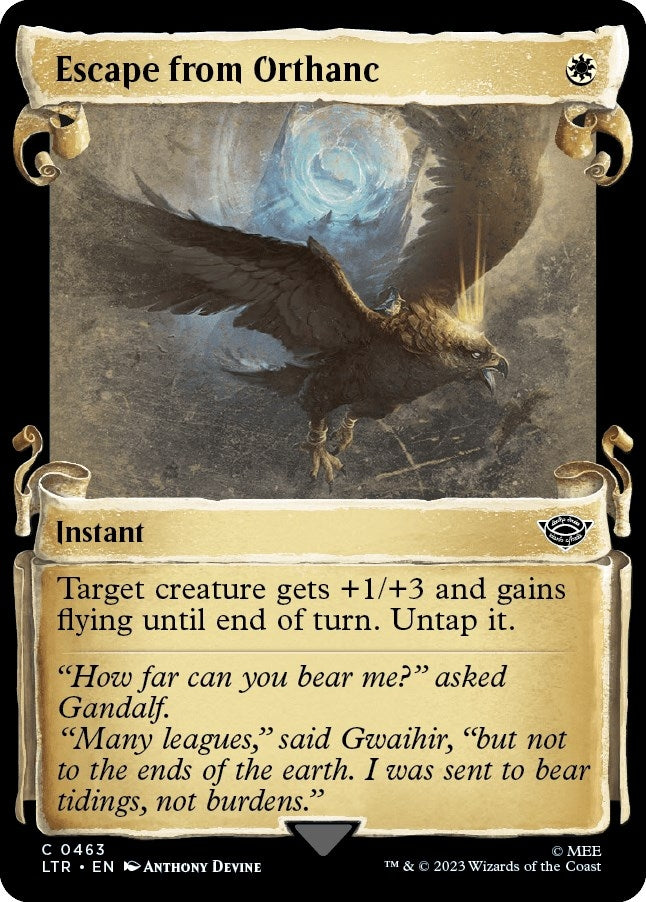 Image for Escape from Orthanc (Showcase Scrolls) (463) [Universes Beyond: The Lord of the Rings: Tales of Middle-earth] - Magic: The Gathering