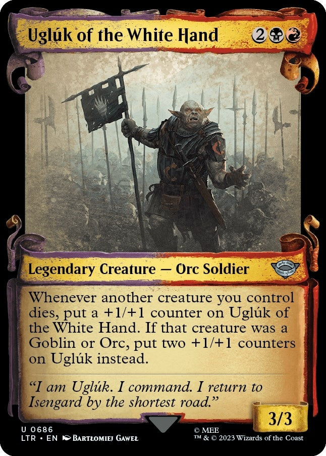 Image for Ugluk of the White Hand (Showcase Scrolls) (686) [Universes Beyond: The Lord of the Rings: Tales of Middle-earth] - Magic: The Gathering
