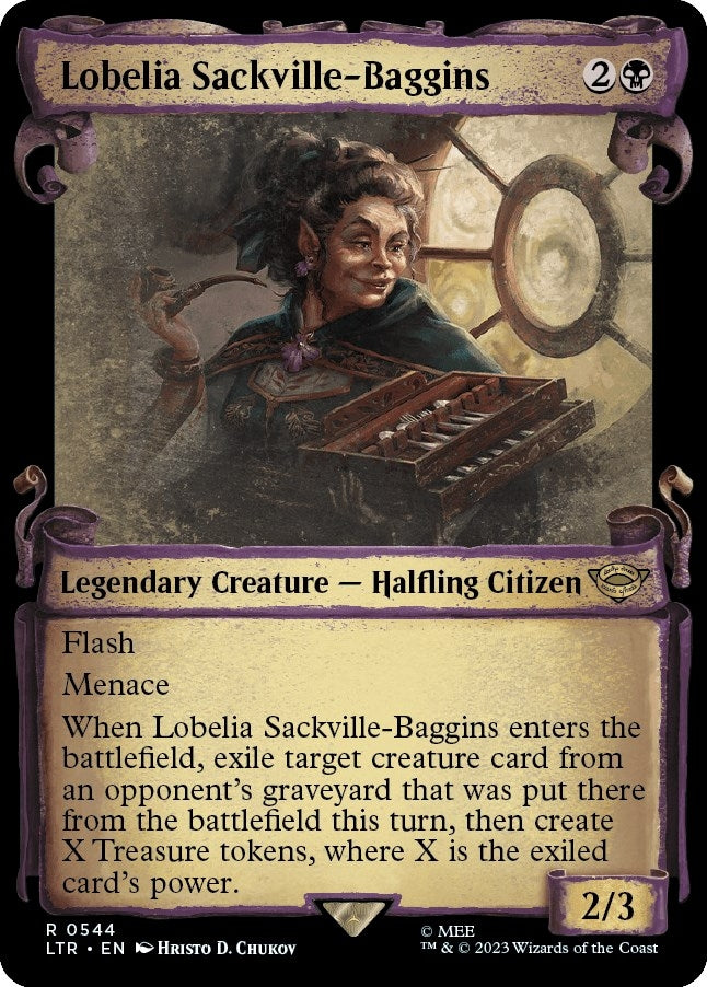 Image for Lobelia Sackville-Baggins (Showcase Scrolls) (544) [Universes Beyond: The Lord of the Rings: Tales of Middle-earth] - Magic: The Gathering