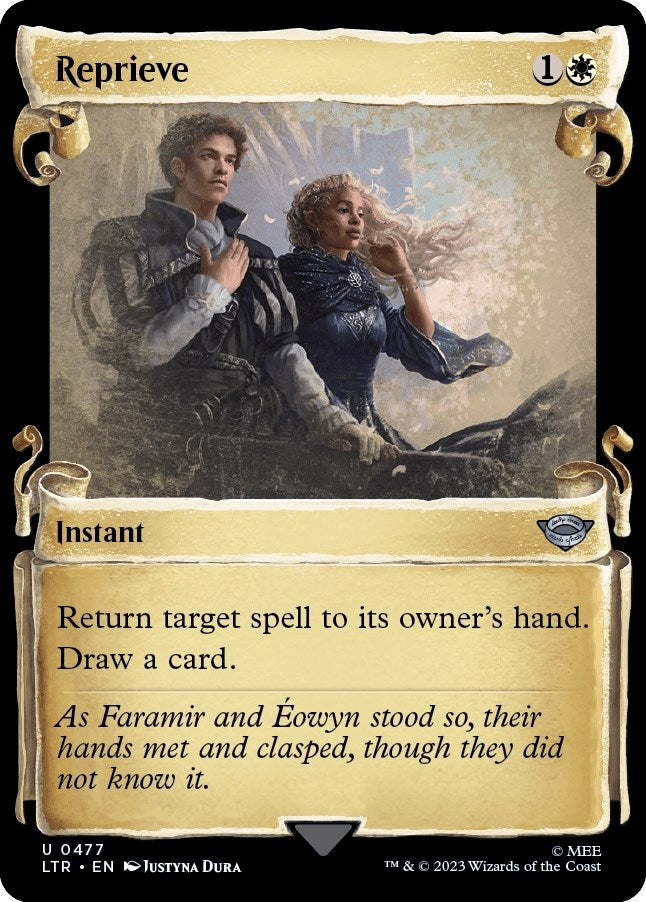 Image for Reprieve (Showcase Scrolls) (477) [Universes Beyond: The Lord of the Rings: Tales of Middle-earth] - Magic: The Gathering