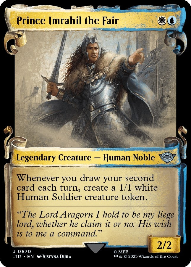 Image for Prince Imrahil the Fair (Showcase Scrolls) (670) [Universes Beyond: The Lord of the Rings: Tales of Middle-earth] - Magic: The Gathering