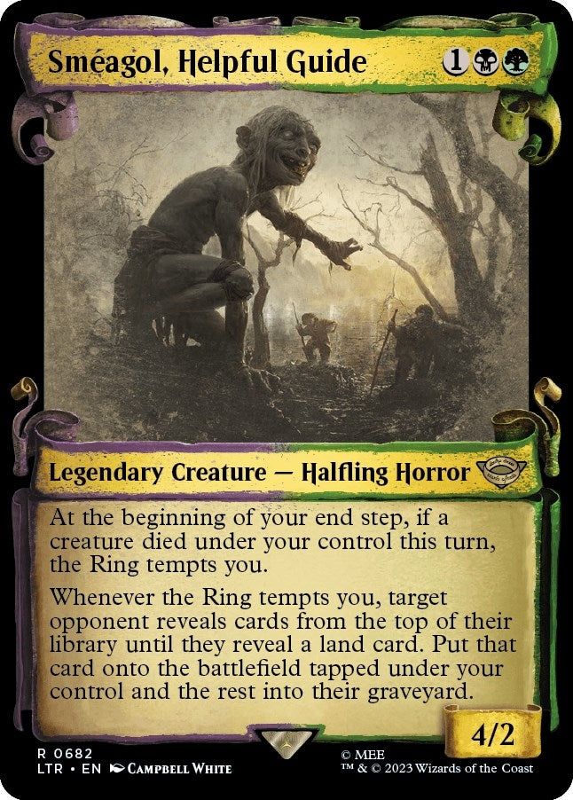 Image for Smeagol, Helpful Guide (Showcase Scrolls) (682) [Universes Beyond: The Lord of the Rings: Tales of Middle-earth] - Magic: The Gathering