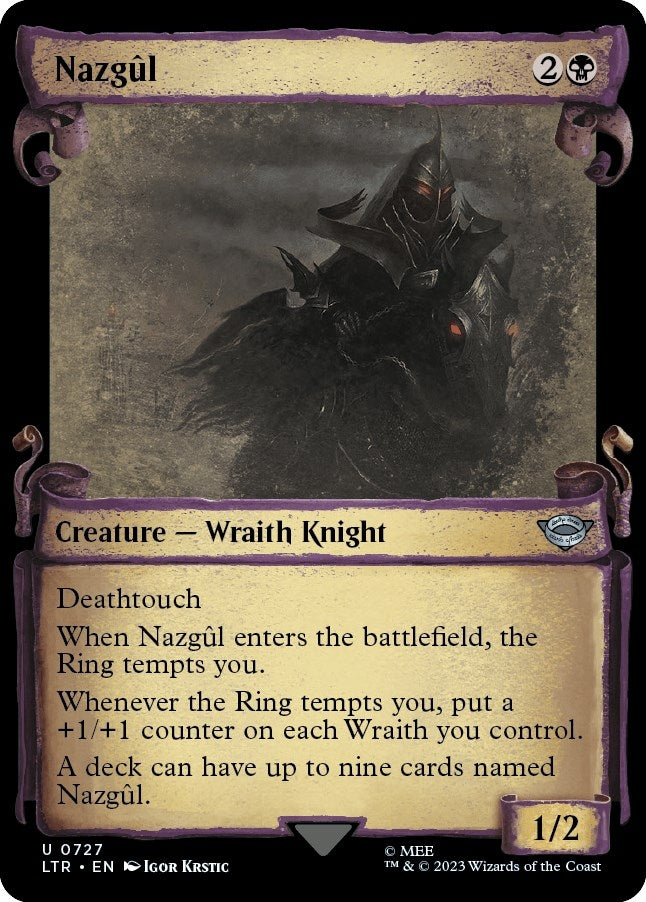 Image for Nazgul (0727) (Showcase Scrolls) (727) [Universes Beyond: The Lord of the Rings: Tales of Middle-earth] - Magic: The Gathering