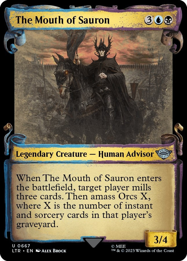 Image for The Mouth of Sauron (Showcase Scrolls) (667) [Universes Beyond: The Lord of the Rings: Tales of Middle-earth] - Magic: The Gathering