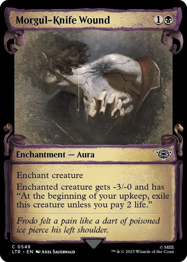Image for Morgul-Knife Wound (Showcase Scrolls) (549) [Universes Beyond: The Lord of the Rings: Tales of Middle-earth] - Magic: The Gathering