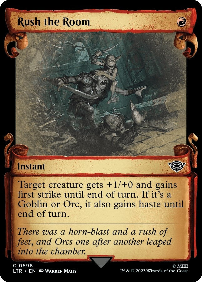 Image for Rush the Room (Showcase Scrolls) (598) [Universes Beyond: The Lord of the Rings: Tales of Middle-earth] - Magic: The Gathering