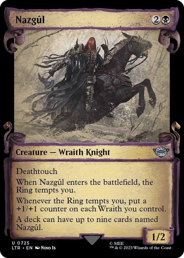 Image for Nazgul (0725) (Showcase Scrolls) (725) [Universes Beyond: The Lord of the Rings: Tales of Middle-earth] - Magic: The Gathering