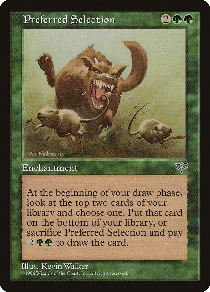 Image for Preferred Selection [Mirage] - Magic: The Gathering