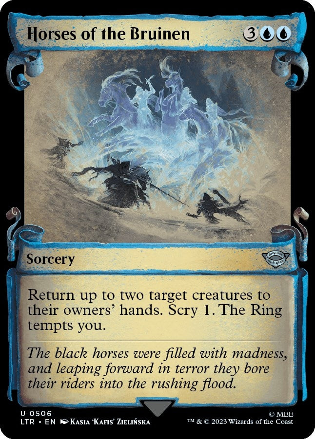 Image for Horses of the Bruinen (Showcase Scrolls) (506) [Universes Beyond: The Lord of the Rings: Tales of Middle-earth] - Magic: The Gathering