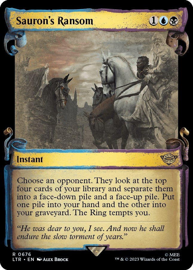 Image for Sauron's Ransom (Showcase Scrolls) (676) [Universes Beyond: The Lord of the Rings: Tales of Middle-earth] - Magic: The Gathering
