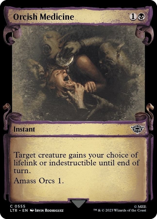 Image for Orcish Medicine (Showcase Scrolls) (555) [Universes Beyond: The Lord of the Rings: Tales of Middle-earth] - Magic: The Gathering
