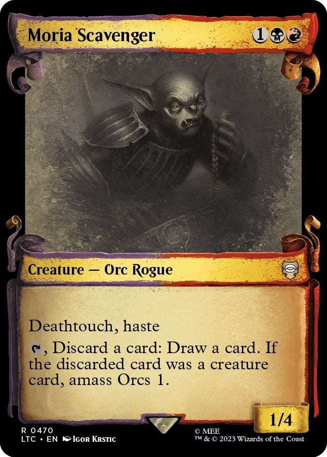 Image for Moria Scavenger (Showcase Scrolls) (470) [The Lord of the Rings: Tales of Middle-earth] - Magic: The Gathering