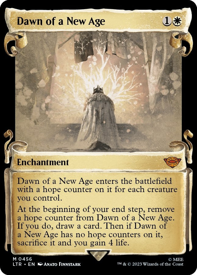 Image for Dawn of a New Age (Showcase Scrolls) (456) [Universes Beyond: The Lord of the Rings: Tales of Middle-earth] - Magic: The Gathering