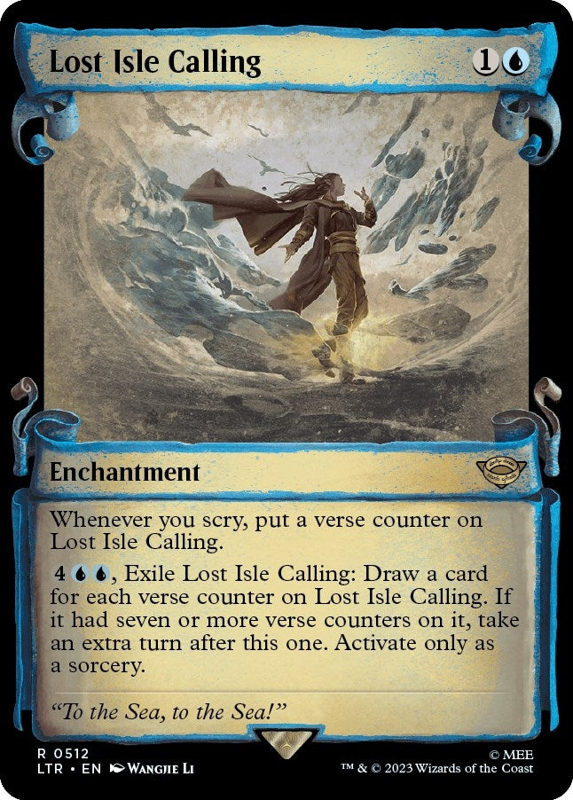 Image for Lost Isle Calling (Showcase Scrolls) (512) [Universes Beyond: The Lord of the Rings: Tales of Middle-earth] - Magic: The Gathering