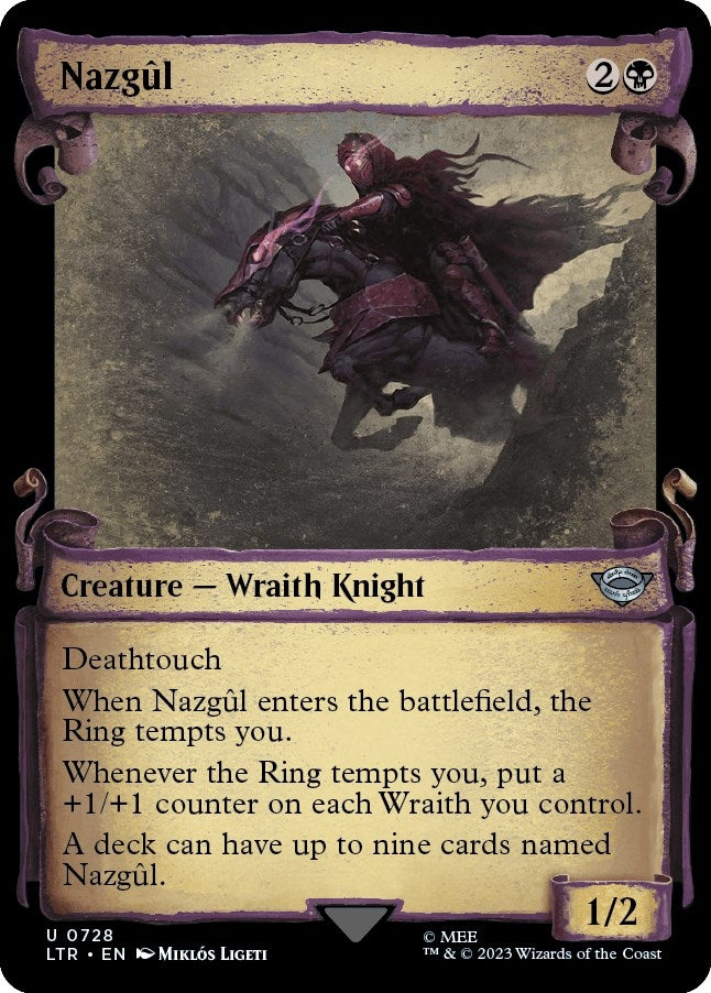 Image for Nazgul (0728) (Showcase Scrolls) (728) [Universes Beyond: The Lord of the Rings: Tales of Middle-earth] - Magic: The Gathering