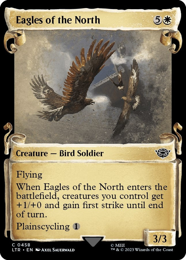 Image for Eagles of the North (Showcase Scrolls) (458) [Universes Beyond: The Lord of the Rings: Tales of Middle-earth] - Magic: The Gathering