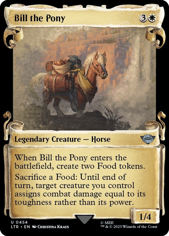 Image for Bill the Pony (Showcase Scrolls) (454) [Universes Beyond: The Lord of the Rings: Tales of Middle-earth] - Magic: The Gathering