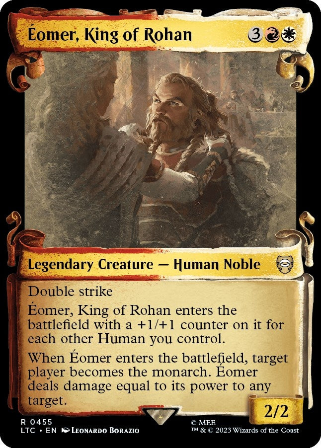 Image for Eomer, King of Rohan (Showcase Scrolls) (455) [The Lord of the Rings: Tales of Middle-earth] - Magic: The Gathering