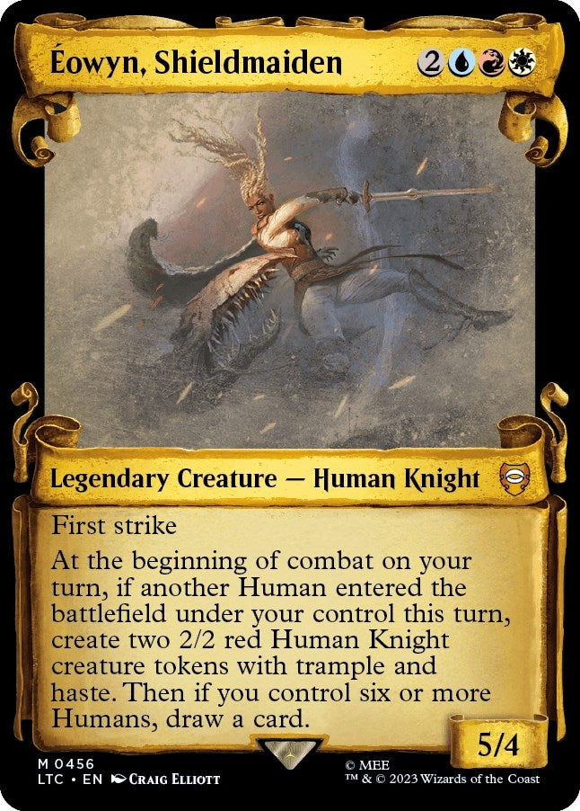 Image for Eowyn, Shieldmaiden (Showcase Scrolls) (456) [The Lord of the Rings: Tales of Middle-earth] - Magic: The Gathering