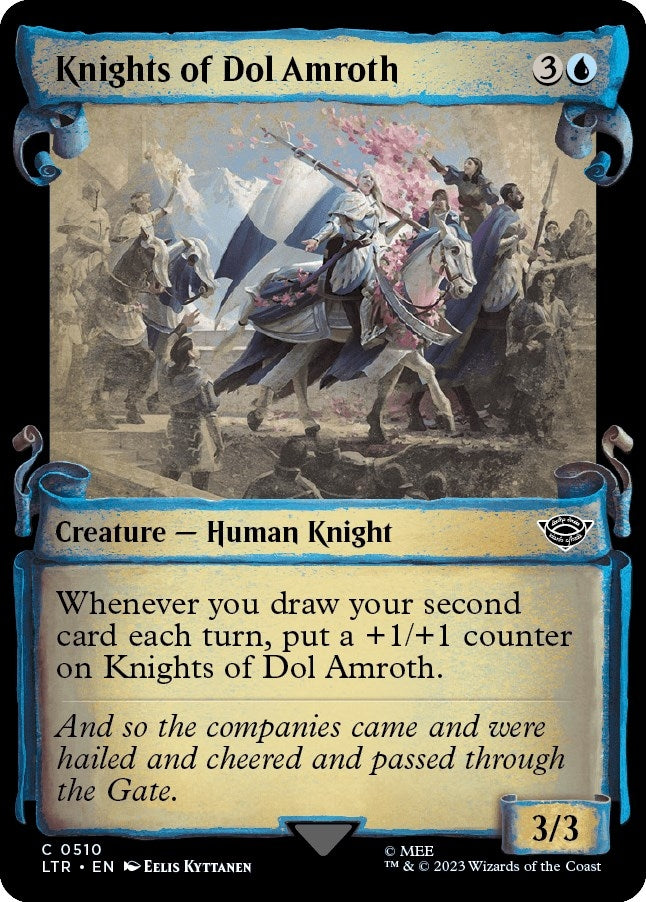 Image for Knights of Dol Amroth (Showcase Scrolls) (510) [Universes Beyond: The Lord of the Rings: Tales of Middle-earth] - Magic: The Gathering