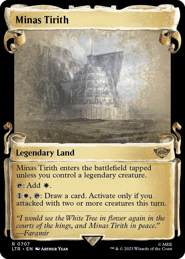 Image for Minas Tirith (Showcase Scrolls) (707) [Universes Beyond: The Lord of the Rings: Tales of Middle-earth] - Magic: The Gathering