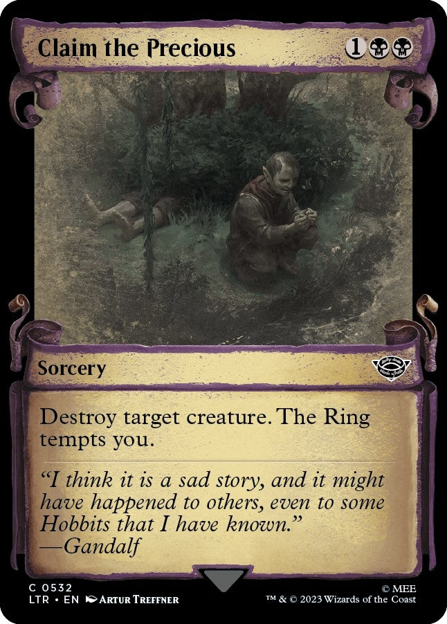 Claim the Precious (Showcase Scrolls) (532) [Universes Beyond: The Lord of the Rings: Tales of Middle-earth]