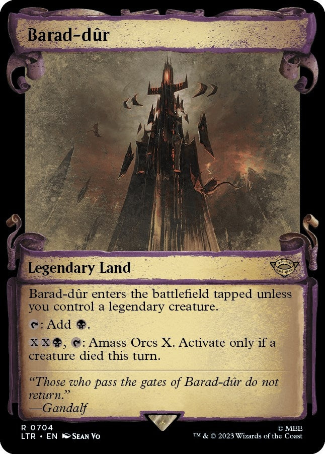 Image for Barad-dur (Showcase Scrolls) (704) [Universes Beyond: The Lord of the Rings: Tales of Middle-earth] - Magic: The Gathering