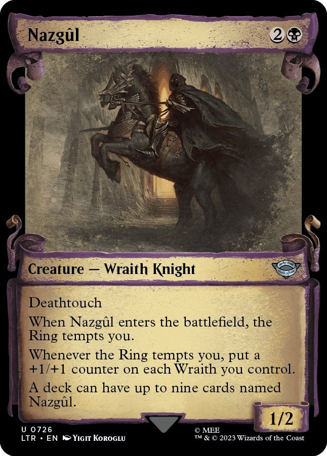 Image for Nazgul (0726) (Showcase Scrolls) (726) [Universes Beyond: The Lord of the Rings: Tales of Middle-earth] - Magic: The Gathering
