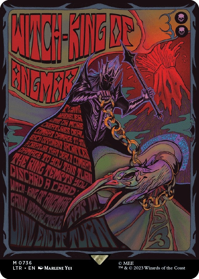 Image for Witch-king of Angmar (Borderless Poster) (736) [Universes Beyond: The Lord of the Rings: Tales of Middle-earth] - Magic: The Gathering