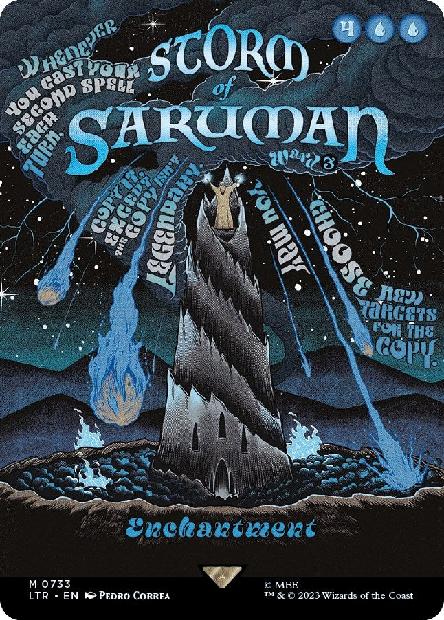 Image for Storm of Saruman (Borderless Poster) (733) [Universes Beyond: The Lord of the Rings: Tales of Middle-earth] - Magic: The Gathering