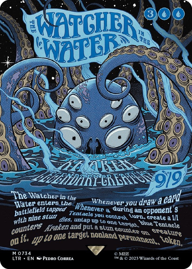 Image for The Watcher in the Water (Borderless Poster) (734) [Universes Beyond: The Lord of the Rings: Tales of Middle-earth] - Magic: The Gathering