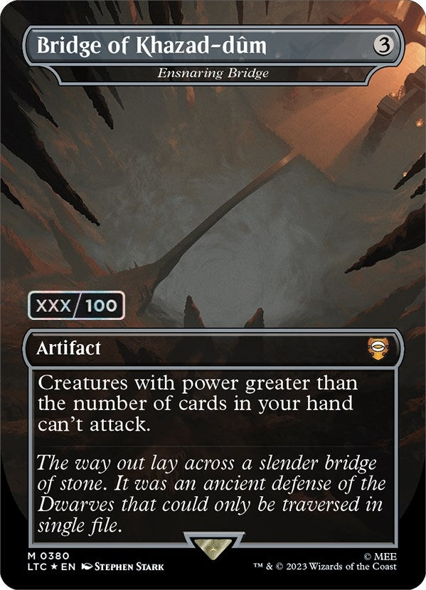 Image for Bridge of Khazad-dum - Ensnaring Bridge (Serial Numbered) (380) [The Lord of the Rings: Tales of Middle-earth] - Magic: The Gathering