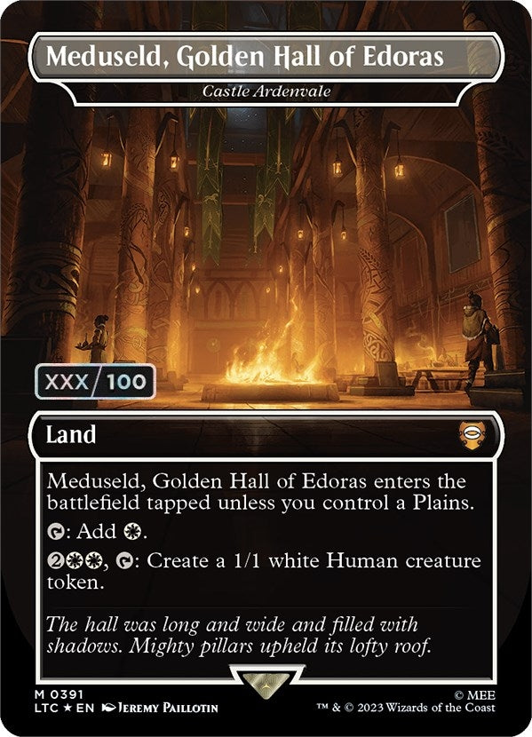 Image for Meduseld, Golden Hall of Edoras - Castle Ardenvale (Serial Numbered) (391) [The Lord of the Rings: Tales of Middle-earth] - Magic: The Gathering