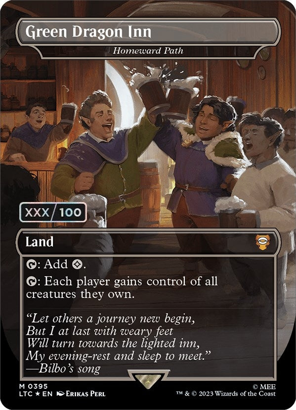 Image for Green Dragon Inn - Homeward Path (Serial Numbered) (395) [The Lord of the Rings: Tales of Middle-earth] - Magic: The Gathering